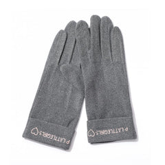 Women Winter Thin Gloves Grommet Biker Touchscreen Gloves