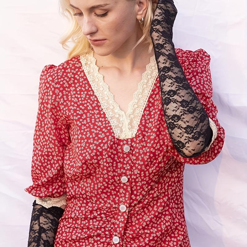 Lace Hollow Out Sleeve Long Sunscreen UV Protection Sleeve Arm Guard Fingerless