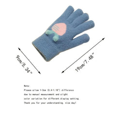 Women's Knit Touch Screen Gloves Winter Fleece Mittens