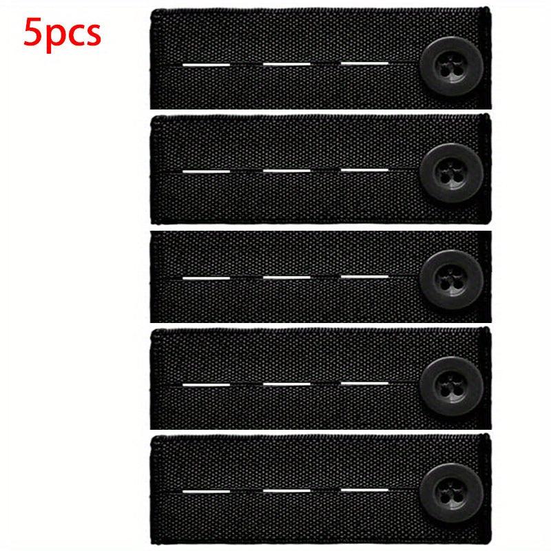 5pcs Elastic Waist Extender Button Adjustable Waistband Expanders