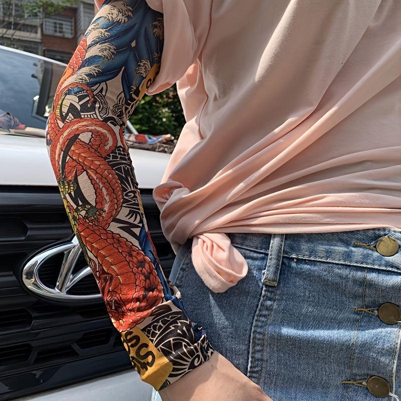1PC Tattoo Sleeves Arm Sleeves Sun Protection Man Unisex