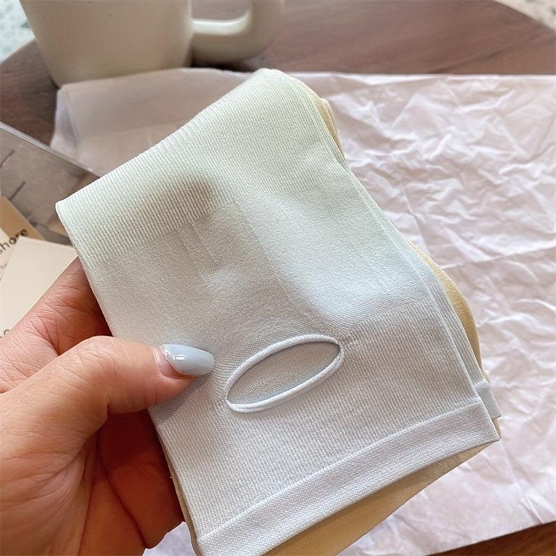 Elastic Gradient Sunscreen Fingerless Gloves for Outdoor