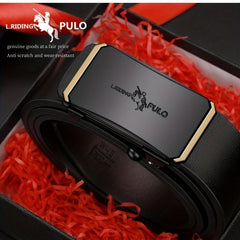 Men's Auto Buckle Business Belt for Dad