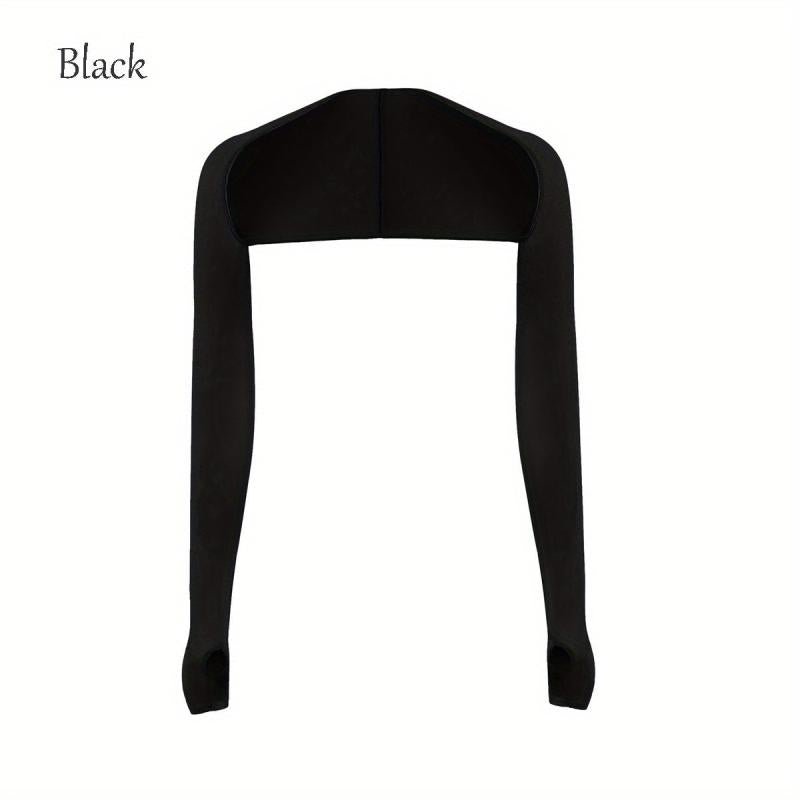 Women Sun UV Protection Ice Gloves Shawl Cuff Elasticity Sleeves