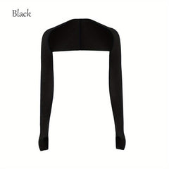 Women Sun UV Protection Ice Gloves Shawl Cuff Elasticity Sleeves