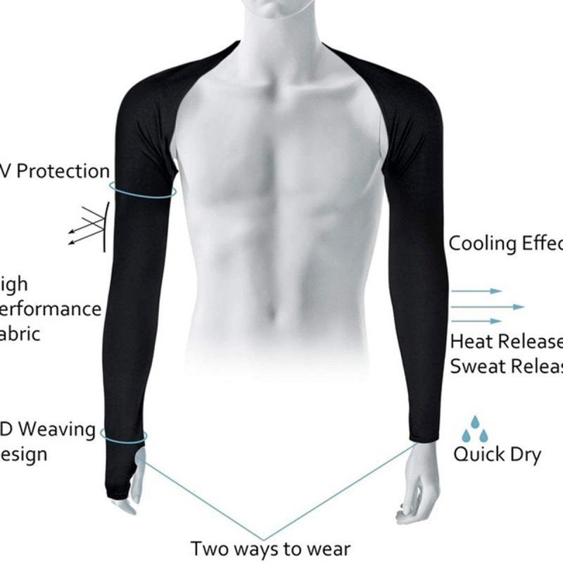 Women Sun UV Protection Ice Gloves Shawl Cuff Elasticity Sleeves