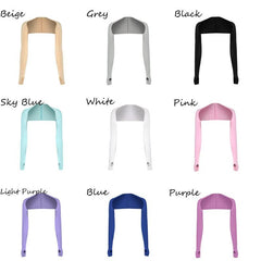 Women Sun UV Protection Ice Gloves Shawl Cuff Elasticity Sleeves