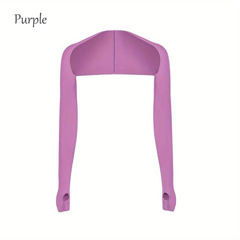 Women Sun UV Protection Ice Gloves Shawl Cuff Elasticity Sleeves