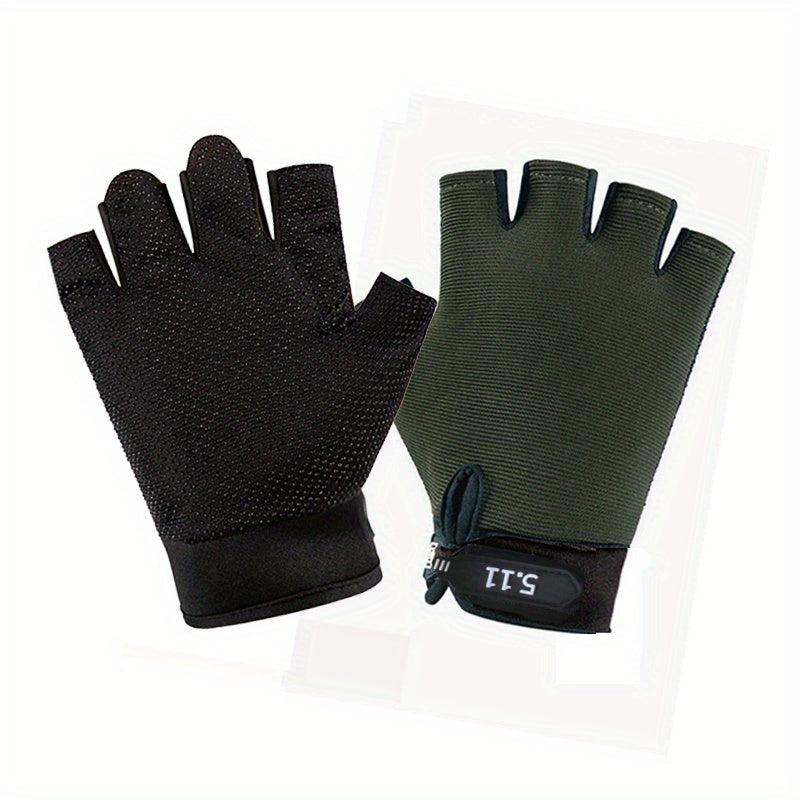 Cycling Gloves Women's Camo Half Finger Men's Outdoor Sunscreen Non slip Warm