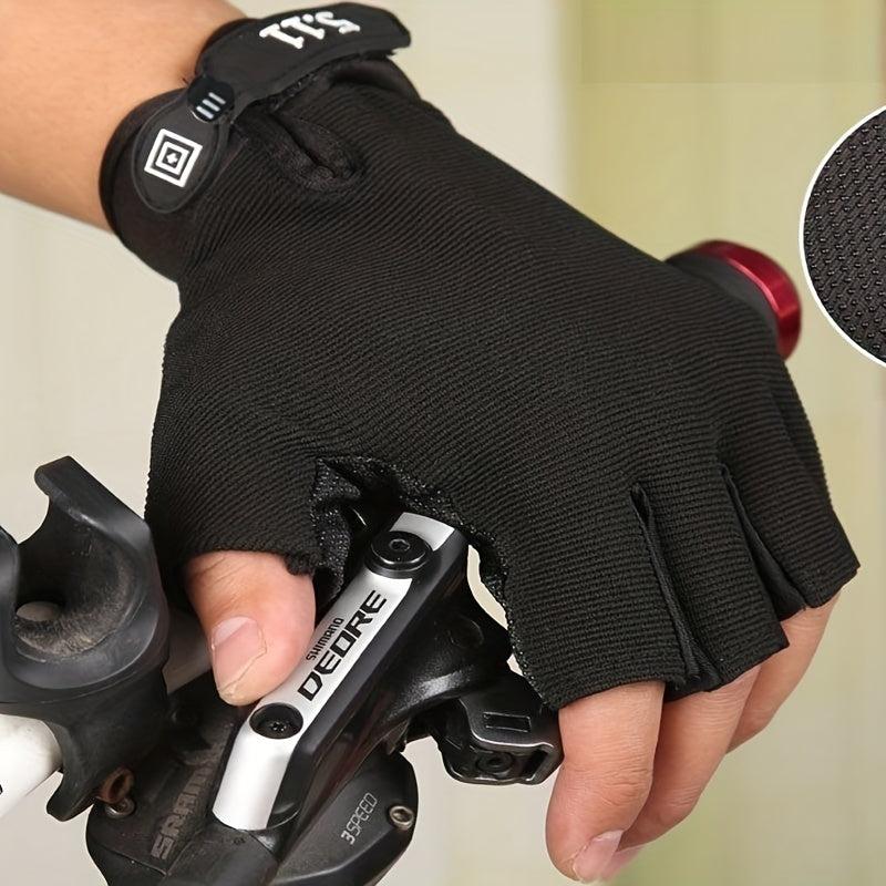 Cycling Gloves Women's Camo Half Finger Men's Outdoor Sunscreen Non slip Warm