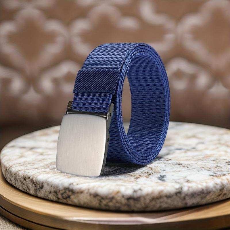 Men's Nylon Tactical Belt with Automatic Buckle