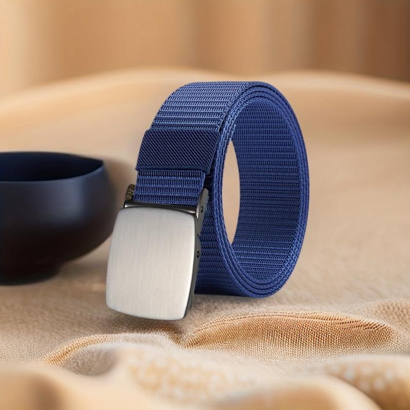 Men's Nylon Tactical Belt with Automatic Buckle