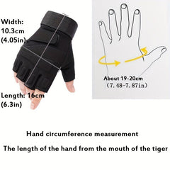 Half Finger Gloves Cycling Outdoor Riding Non-slip Unisex Gloves