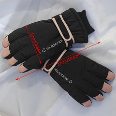 Women Ski Gloves Touch Screen Waterproof Winter Warm Snowboard Gloves