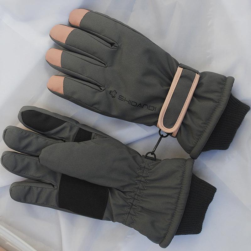 Women Ski Gloves Touch Screen Waterproof Winter Warm Snowboard Gloves