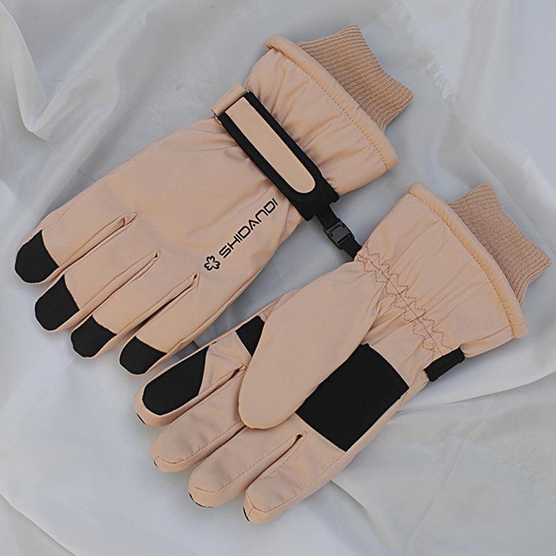 Women Ski Gloves Touch Screen Waterproof Winter Warm Snowboard Gloves