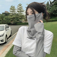 Sunscreen Sleeve Ice Viscose Arm Protection Sleeve