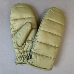 Thickened Velvet Windproof Warm Mittens for Cycling Skiing