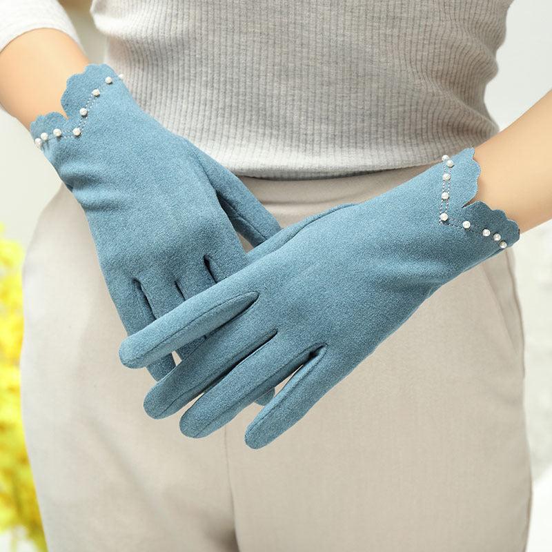 Women's Thermal Gloves - Thin, Cold & Windproof Winter Gloves