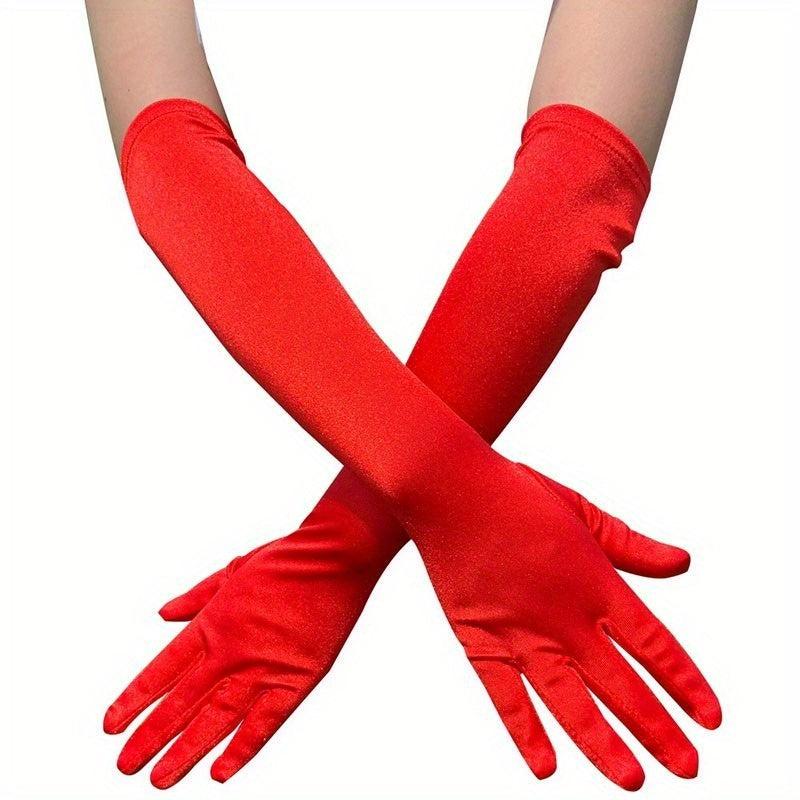 Y2K Long Mittens Over Elbow Long Gloves Women Accessories