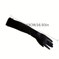 Y2K Long Mittens Over Elbow Long Gloves Women Accessories