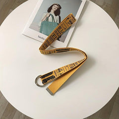 Canvas Double D Ring Casual Pants Belt