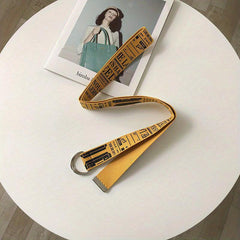 Canvas Double D Ring Casual Pants Belt