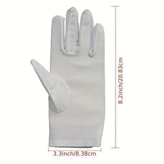 Flower Embroidery Sunscreen Gloves for Women