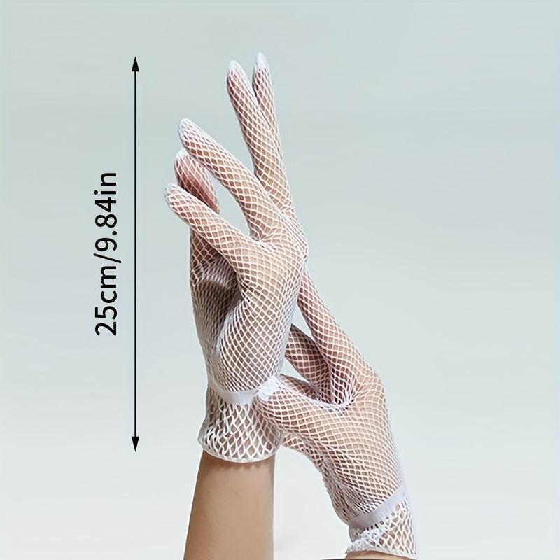 Vintage Lace Gloves Women Wedding Bride Tea Party Gloves