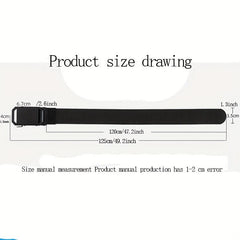 Men's Outdoor Sports Canvas Belt Decorative Clothing Accessories