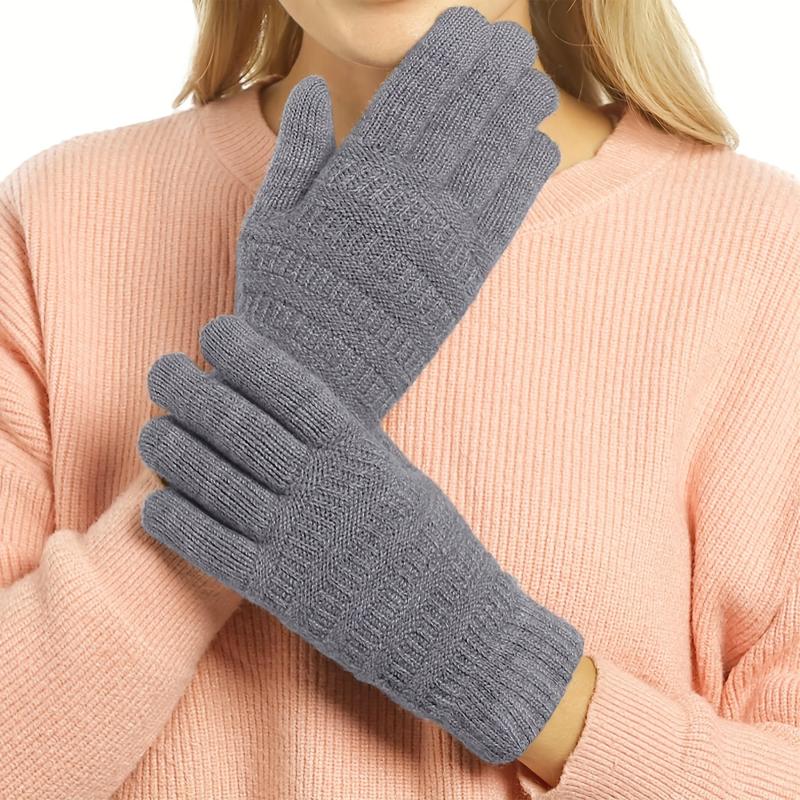 Plush Warm Gloves Soft Short Gloves Windproof Outdoor Riding Gloves