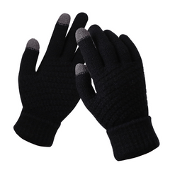 Winter Knit Gloves Touchscreen Anti Slip Soft Warm Mitten Mittens