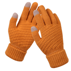 Winter Knit Gloves Touchscreen Anti Slip Soft Warm Mitten Mittens