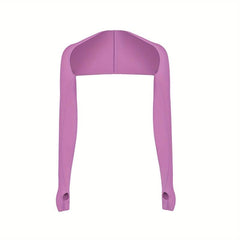 Solid Fingerless Sporty Shawl Sunscreen Ice Shawl Arm Sleeves