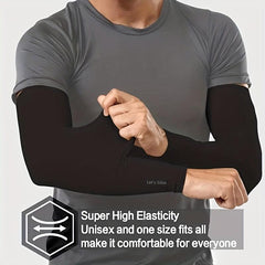 Sports Sleeve Solid Sunscreen UV Protection Gloves Unisex