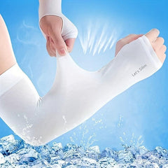 Sports Sleeve Solid Sunscreen UV Protection Gloves Unisex