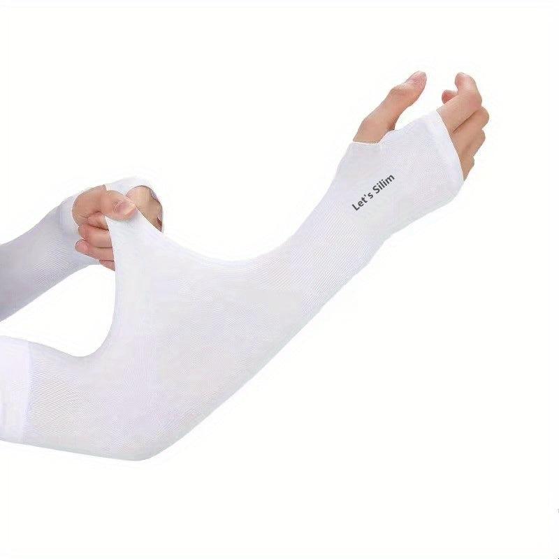 Sports Sleeve Solid Sunscreen UV Protection Gloves Unisex