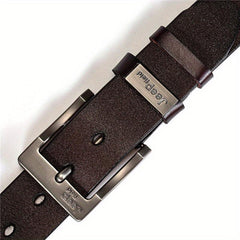 Men's Leather Denim Pin Buckle Belt Casual Vintage