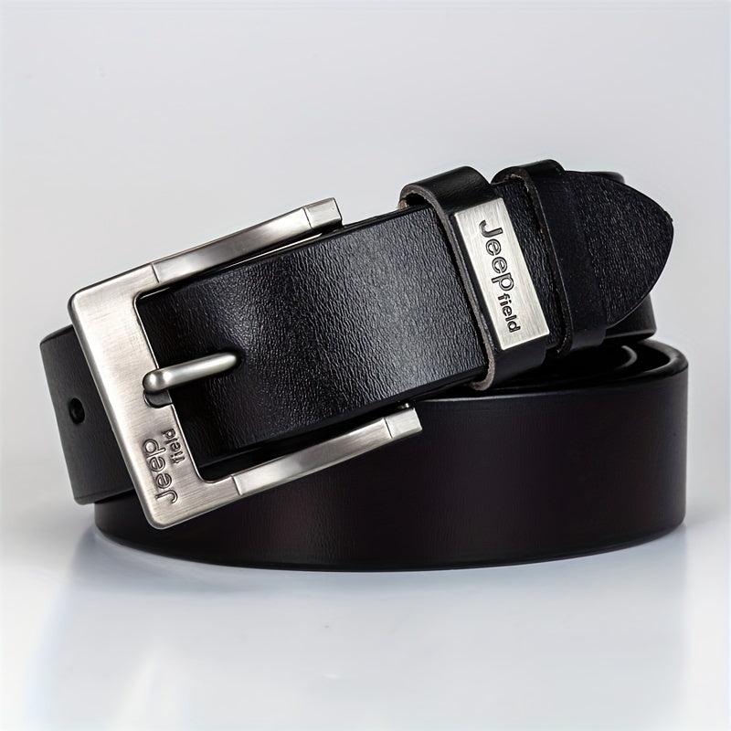 Men's Leather Denim Pin Buckle Belt Casual Vintage