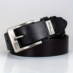 Men's Leather Denim Pin Buckle Belt Casual Vintage