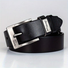 Men's Leather Denim Pin Buckle Belt Casual Vintage