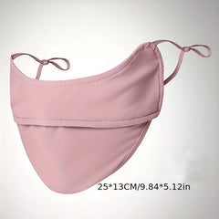 Solid Face Mask Casual UV Protection Women Eye Protection Breathable Mask