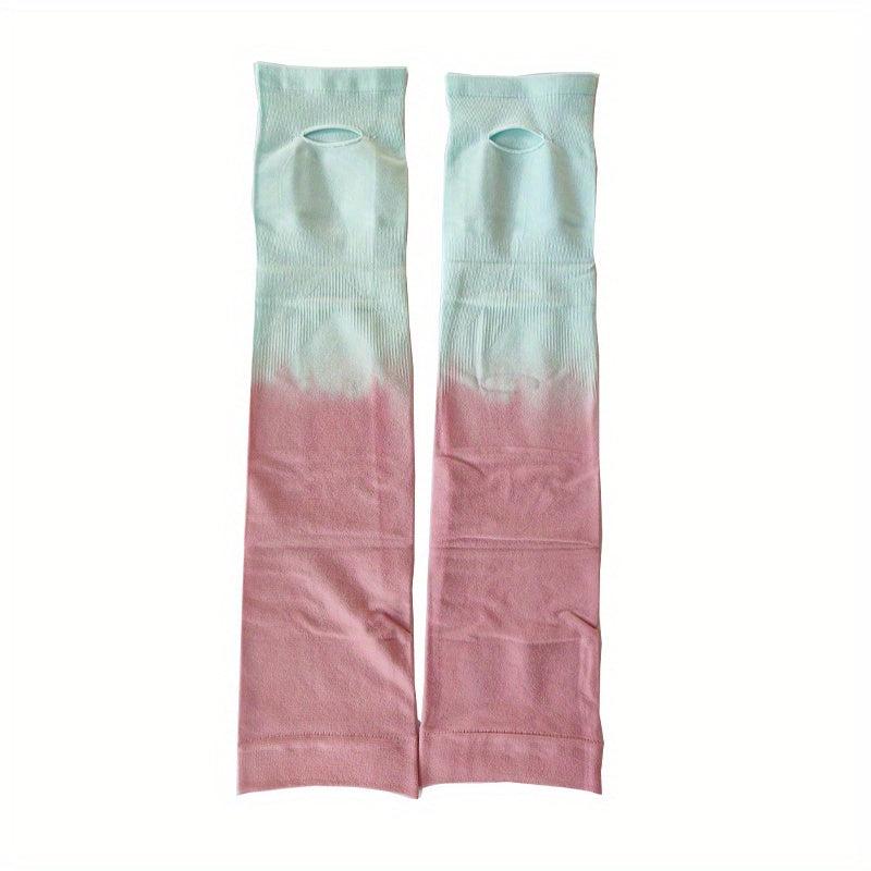 Gradient Ice Sleeves Extended UV Protection Sunproof Sleeve Women