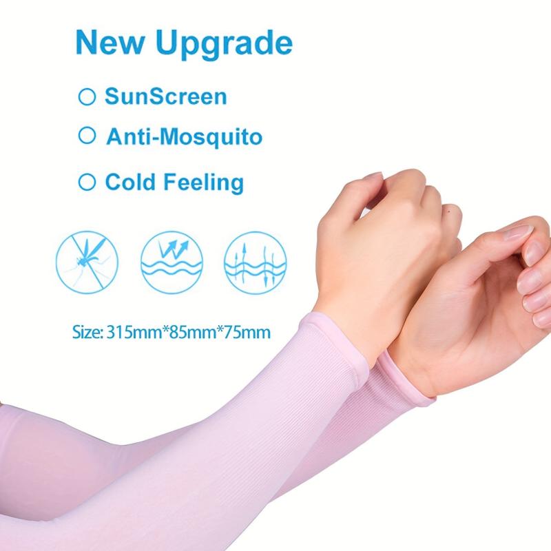 Women's Solid Sunscreen UV Protection Sleeve