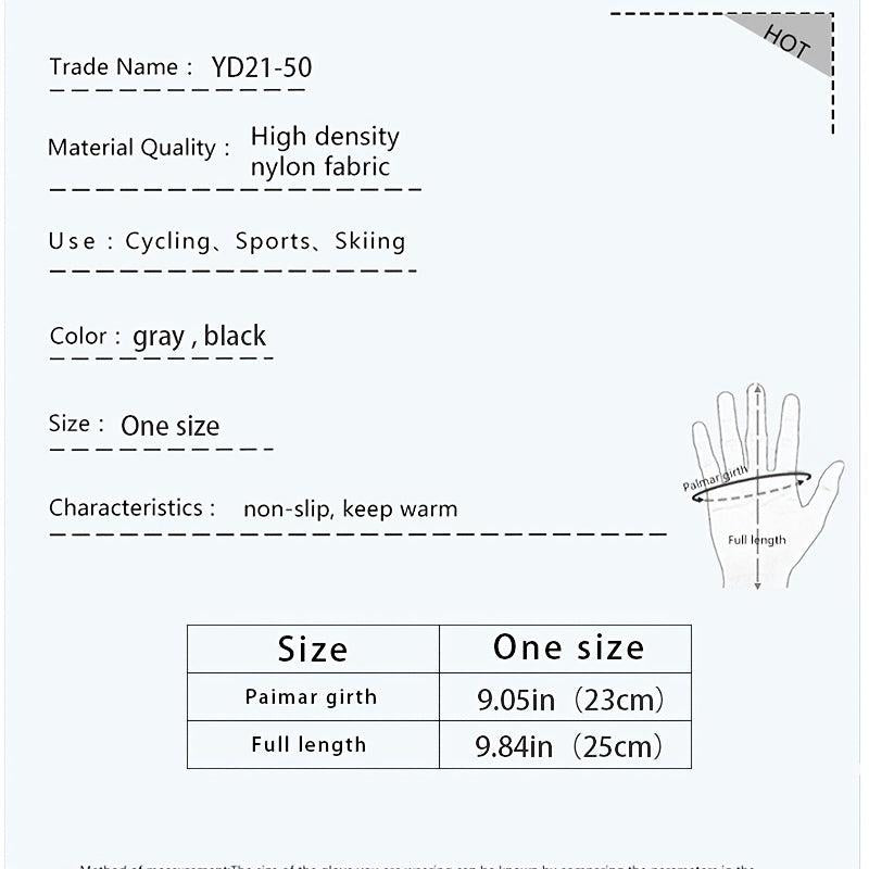 Women's Winter Warm Waterproof Skiing Touch Gloves