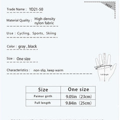 Women's Winter Warm Waterproof Skiing Touch Gloves