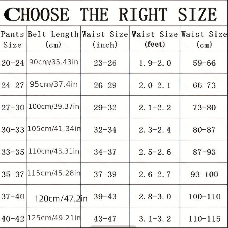 Classic Leather Formal Belt Single Pointed Buckle for Jeans Pants