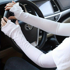 Cooling Breathable Sweat Gloves Arm Sun Protection Sleeves For Women
