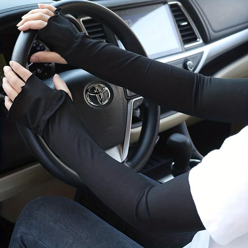 Cooling Breathable Sweat Gloves Arm Sun Protection Sleeves For Women