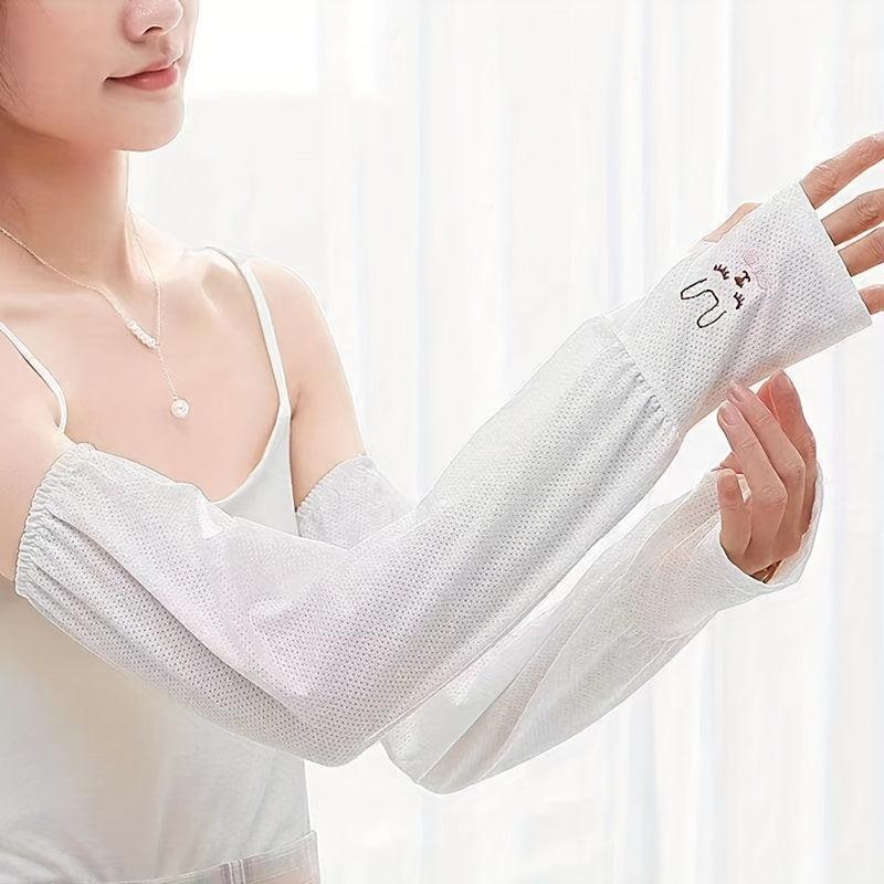 Breathable Ice Gloves UV Protection Sleeve Outdoor Riding Gloves